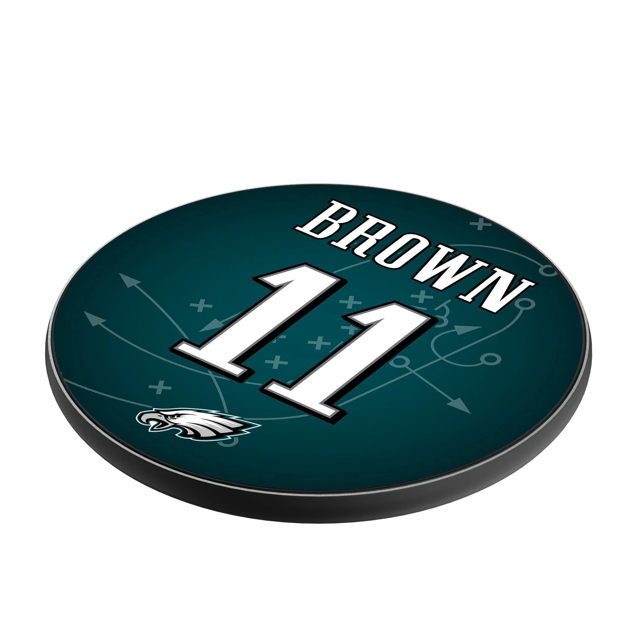 A.J. Brown Philadelphia Eagles 11 Ready 15-Watt Wireless Charger - Image 2