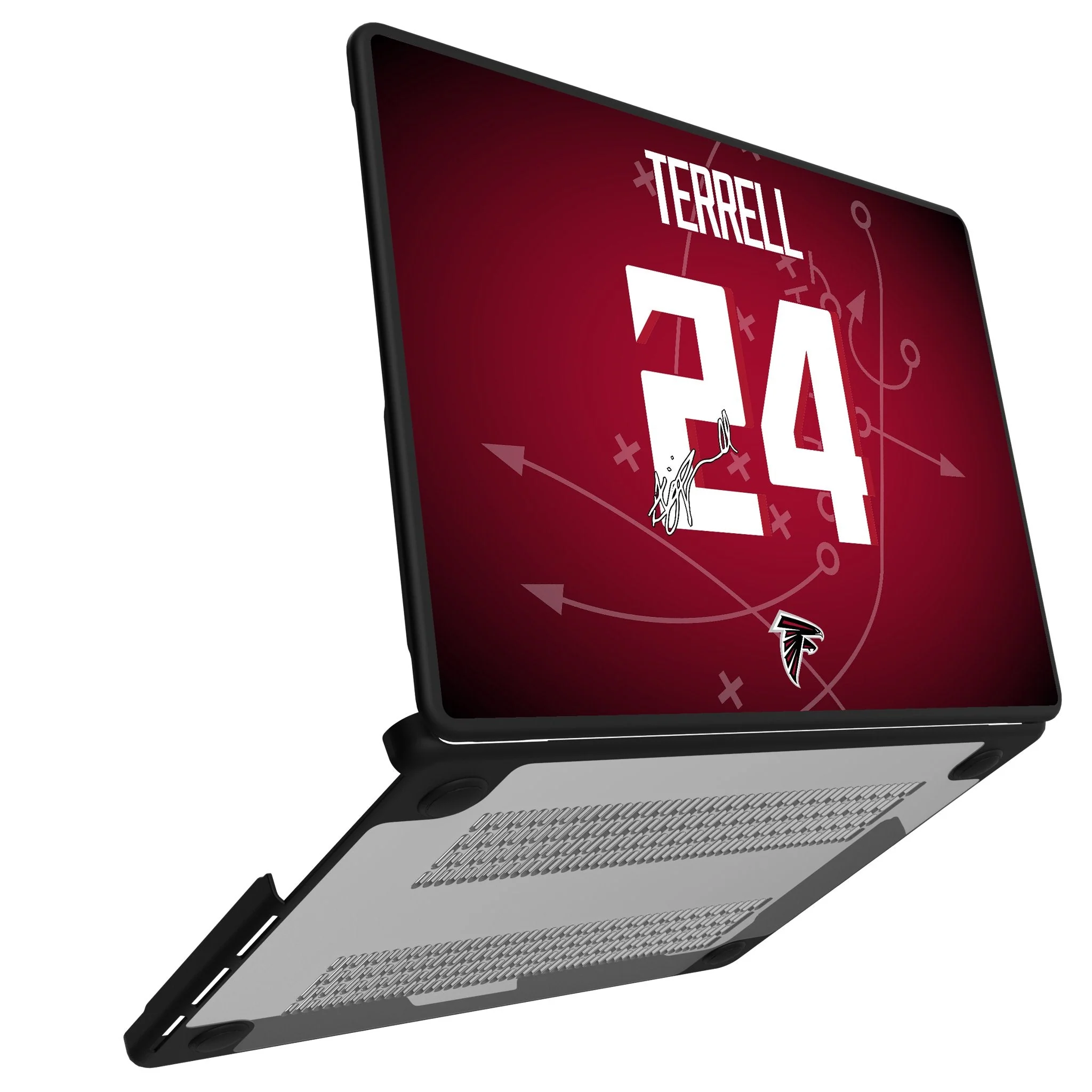 A.J. Terrell Atlanta Falcons 24 Game Tactic Laptop Case for Apple MacBook - Image 2