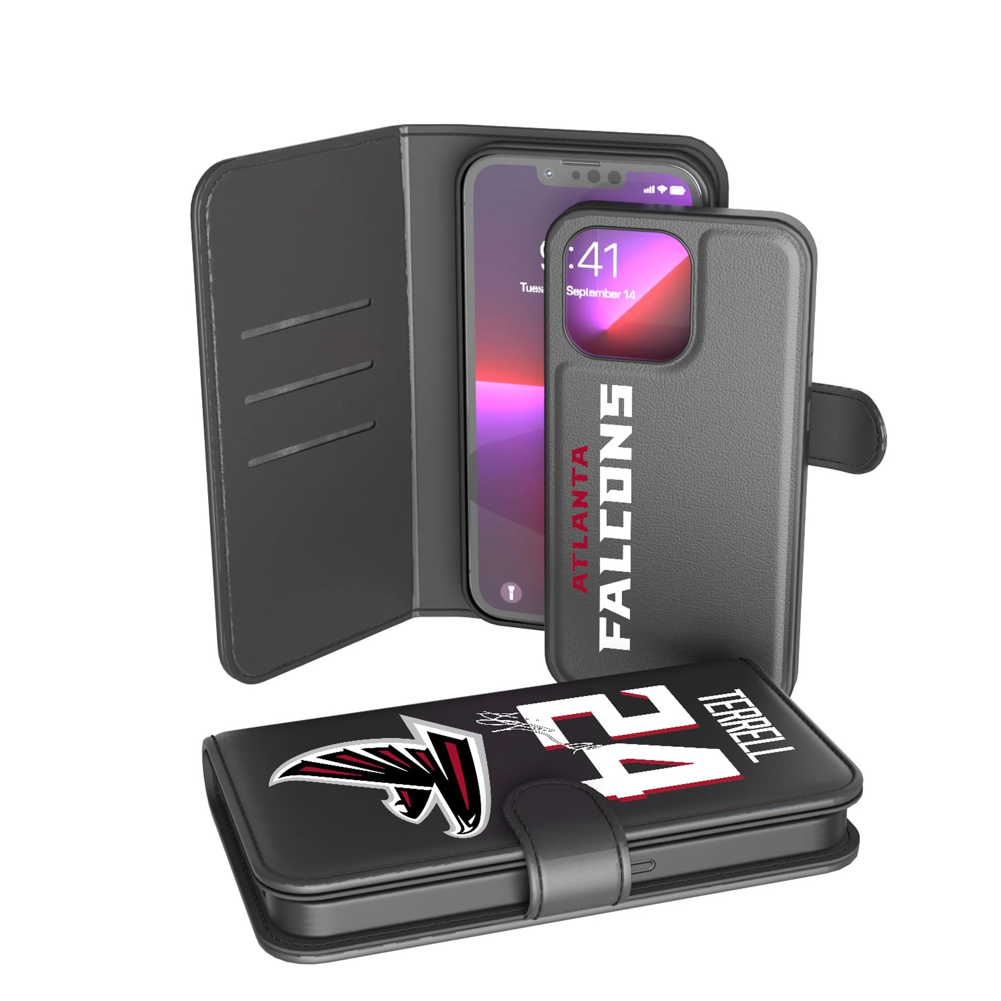 A.J. Terrell Atlanta Falcons 24 Ready Wallet Phone Case