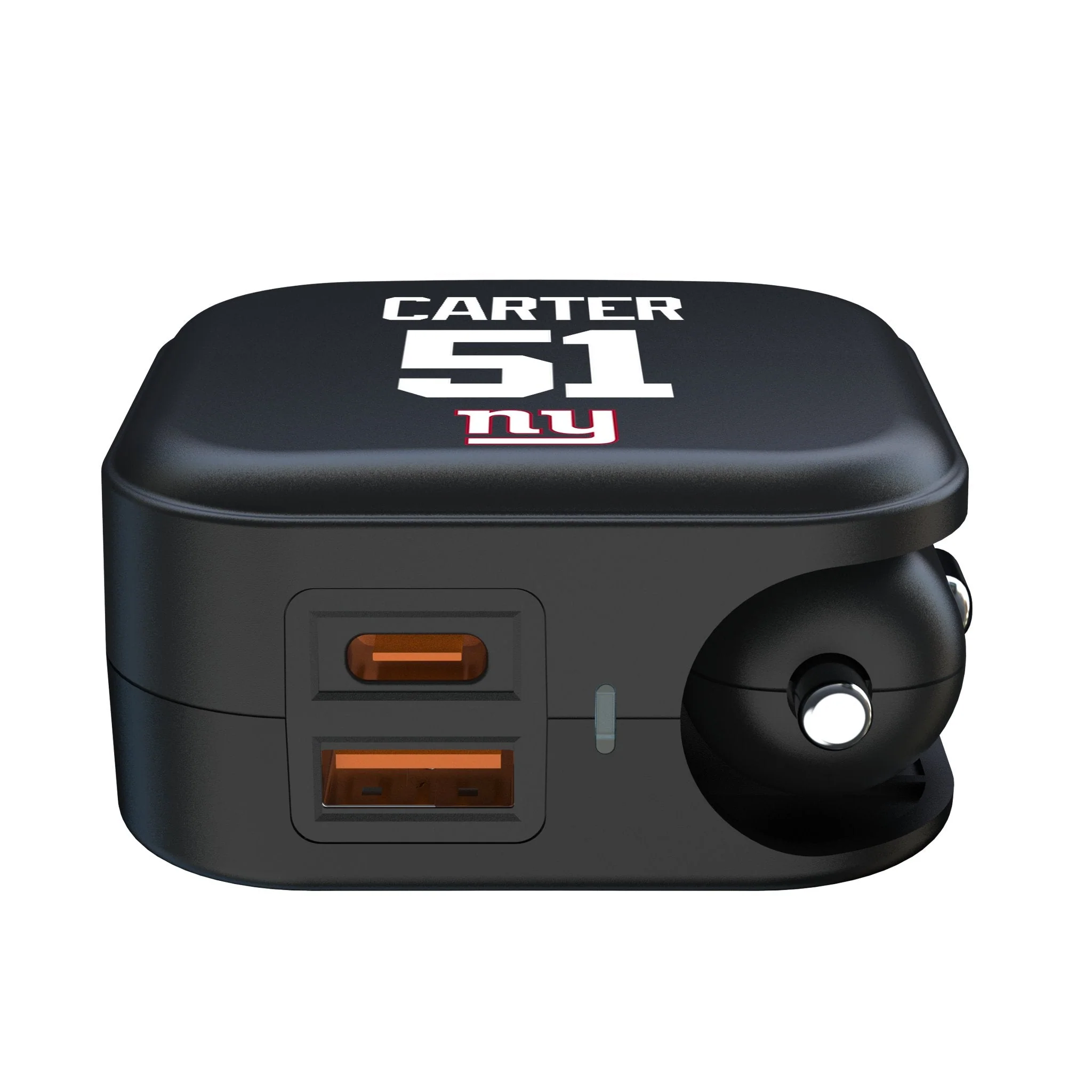 Abdul Carter New York Giants 51 Game Tactic 2 in 1 USB A/C Charger - Image 2