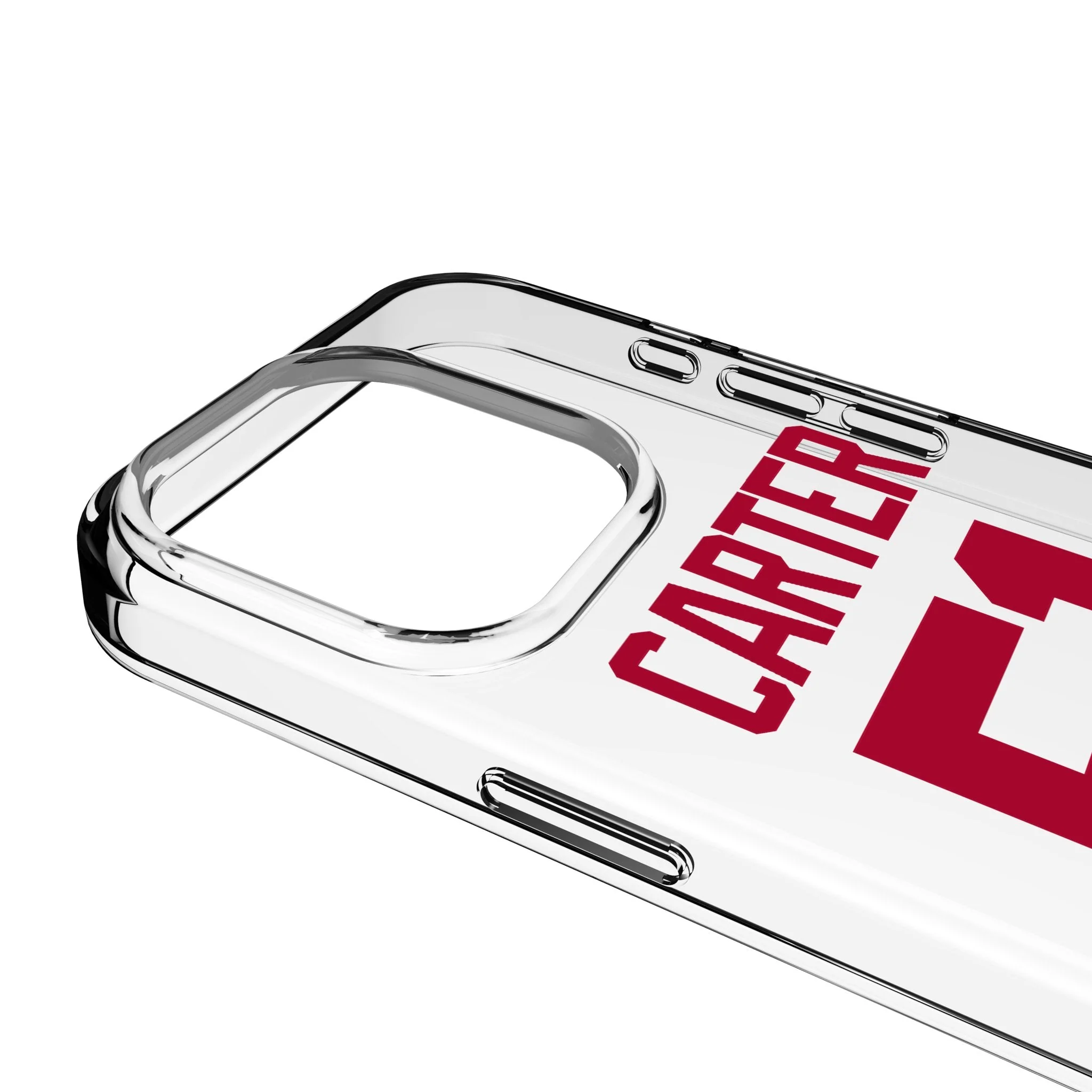 Abdul Carter New York Giants 51 Game Tactic Clear Phone Case for Apple iPhone - Image 3