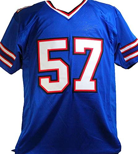 AJ Epenesa Autographed Blue Pro Style Jersey w/Bills Mafia- Beckett W Black - Image 2