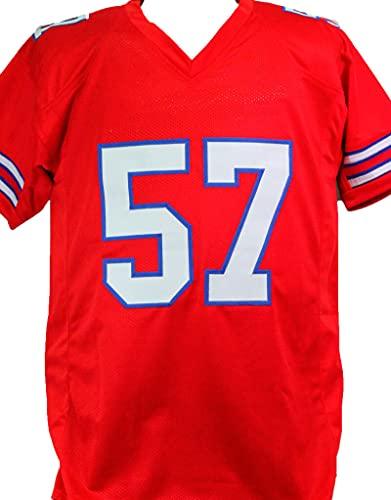 AJ Epenesa Autographed Red Pro Style Jersey w/Bills Mafia- Beckett W Black - Image 2