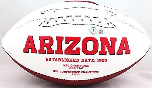 AJ Green Autographed Arizona Cardinals Logo Football- Beckett W Black - Image 2