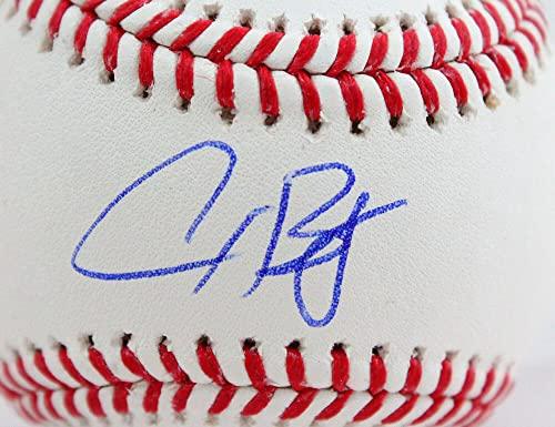 Alex Bregman Autographed Rawlings OML Baseball- Beckett W Hologram Blue - Image 3
