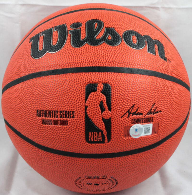 Allen Iverson Autographed Official NBA Wilson Basketball-Beckett W Hologram Black - Image 4