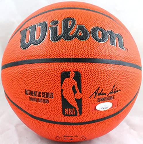 Allen Iverson Autographed Official NBA Wilson Basketball-JSA W Black - Image 2