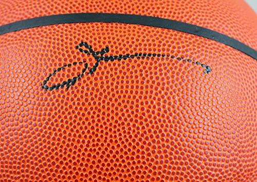 Allen Iverson Autographed Official NBA Wilson Basketball-JSA W Black - Image 3