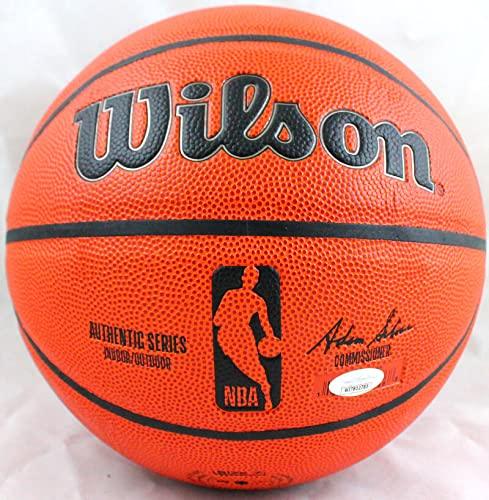 Allen Iverson Autographed Official NBA Wilson Basketball-JSA W Silver - Image 2