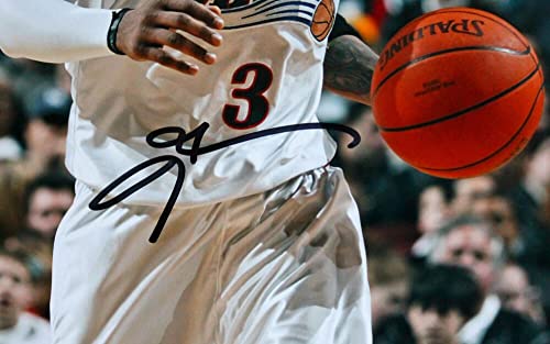 Allen Iverson Autographed Philadelphia 76ers 16x20 White Jsy Photo-Beckett W Hologram Black - Image 4