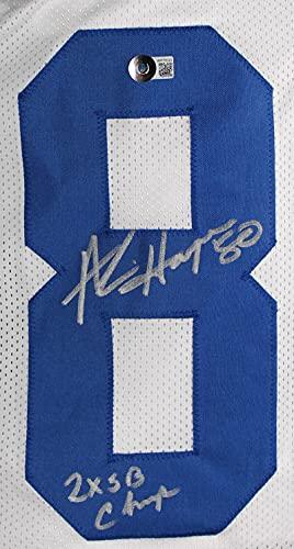 Alvin Harper Autographed White Pro Style Jersey w/SB champs-Beckett W Hologram Silver - Image 3
