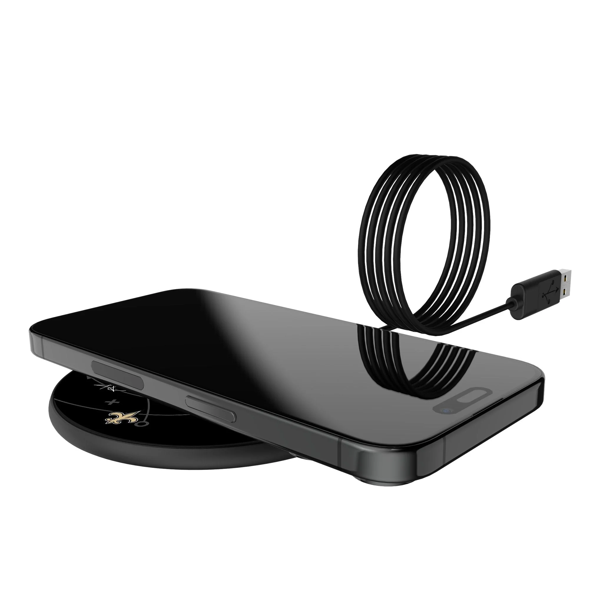 Alvin Kamara New Orleans Saints 41 Ready 15-Watt Wireless Charger - Image 5