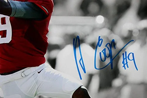Amari Cooper Autographed Alabama 16x20 BW Color In Air PF. Photo- JSA W Auth - Image 2