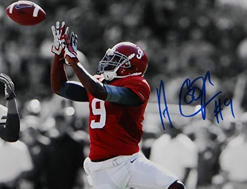 Amari Cooper Autographed Alabama 8x10 B&W Color Catch PF Photo- JSA W Auth Blue - Image 2