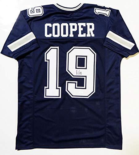 Amari Cooper Autographed Blue Pro Style Jersey- JSA W Authentication Black 9 - Image 2