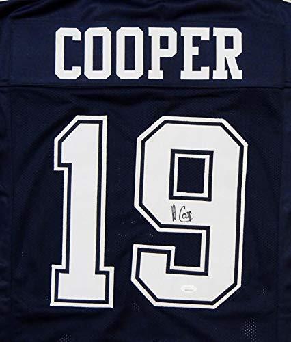 Amari Cooper Autographed Blue Pro Style Jersey- JSA W Authentication Black 9 - Image 3