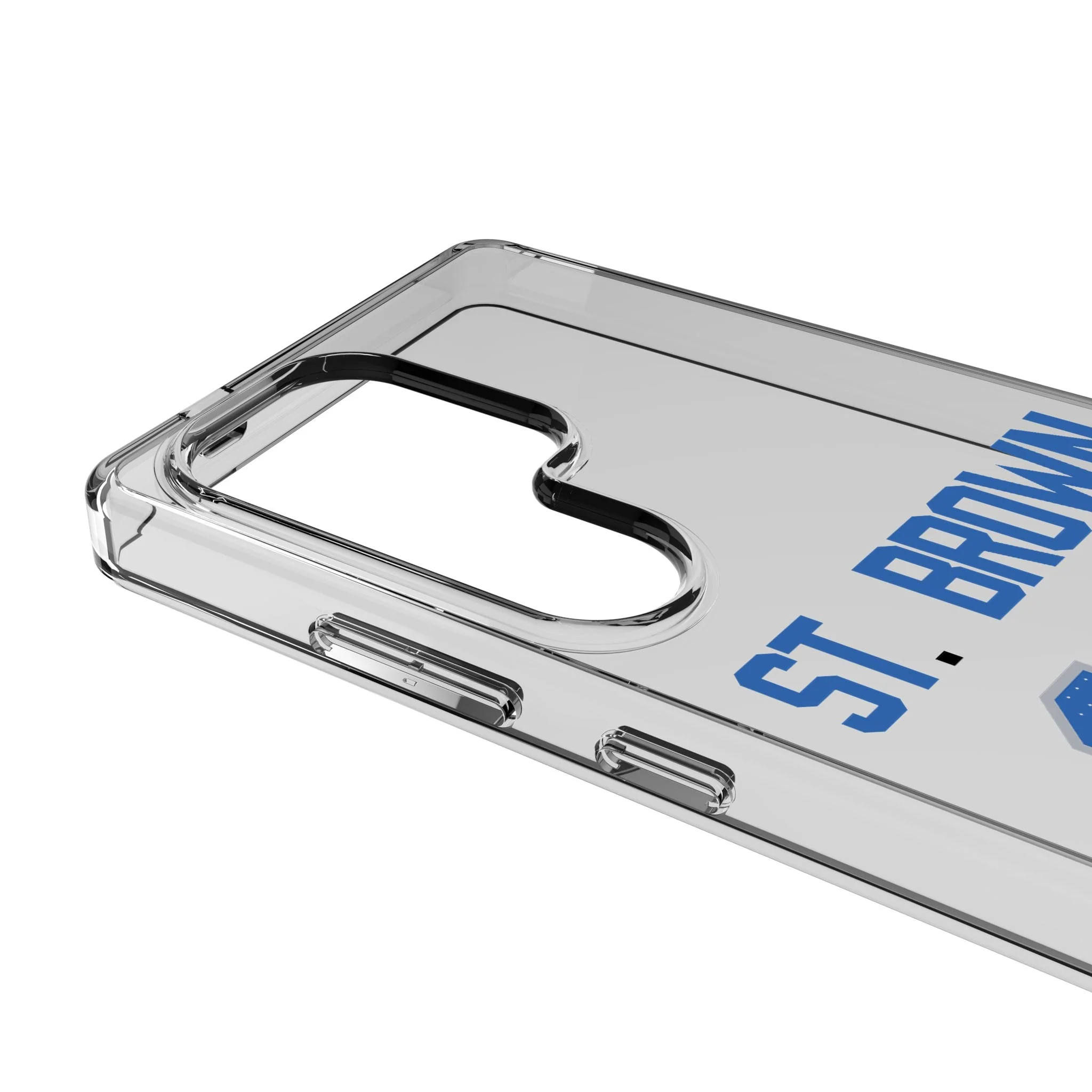 Amon-Ra St. Brown Detroit Lions 14 Game Tactic Clear Phone Case for Samsung Galaxy - Image 3