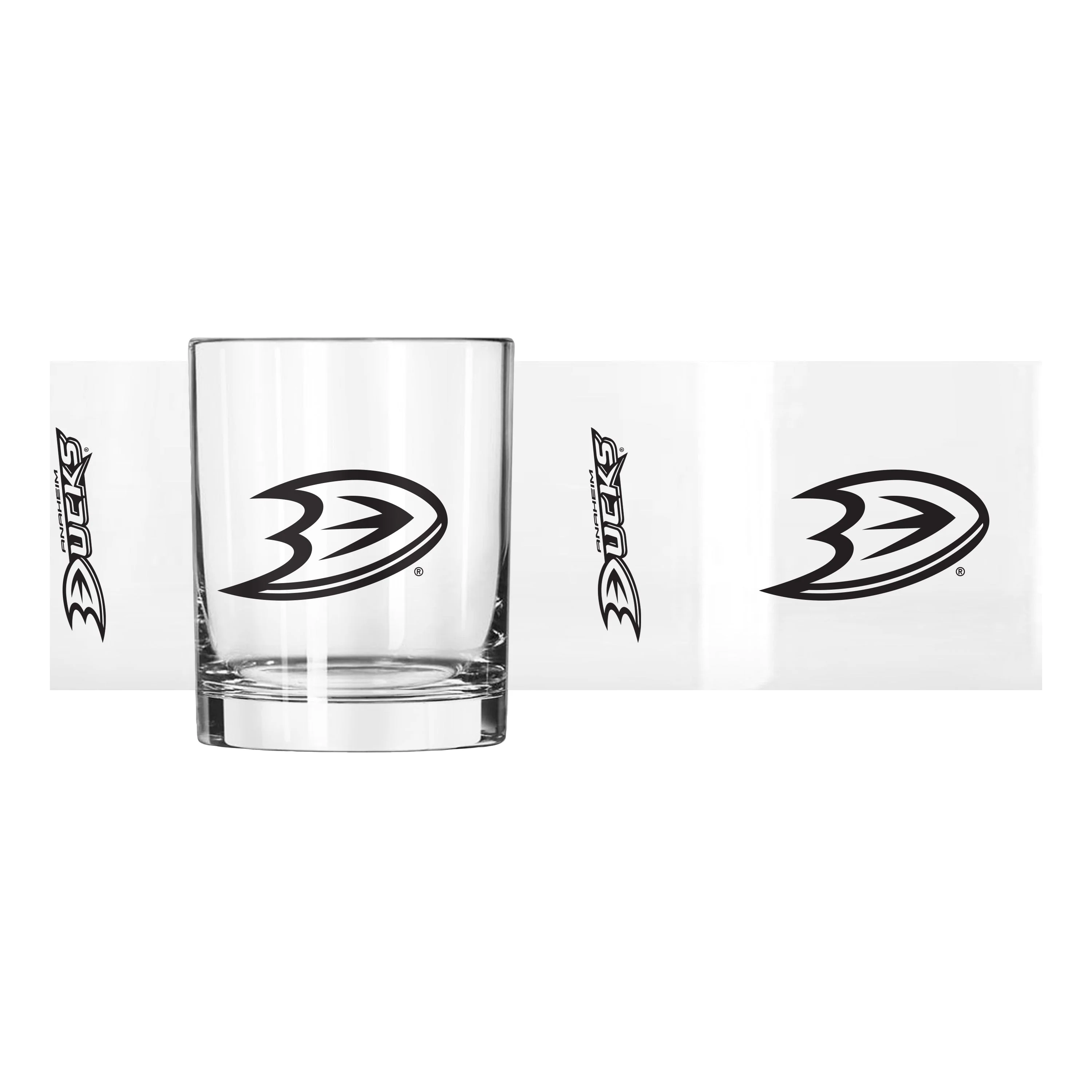 Anaheim Ducks 14oz Gameday Rocks Glass - Image 2