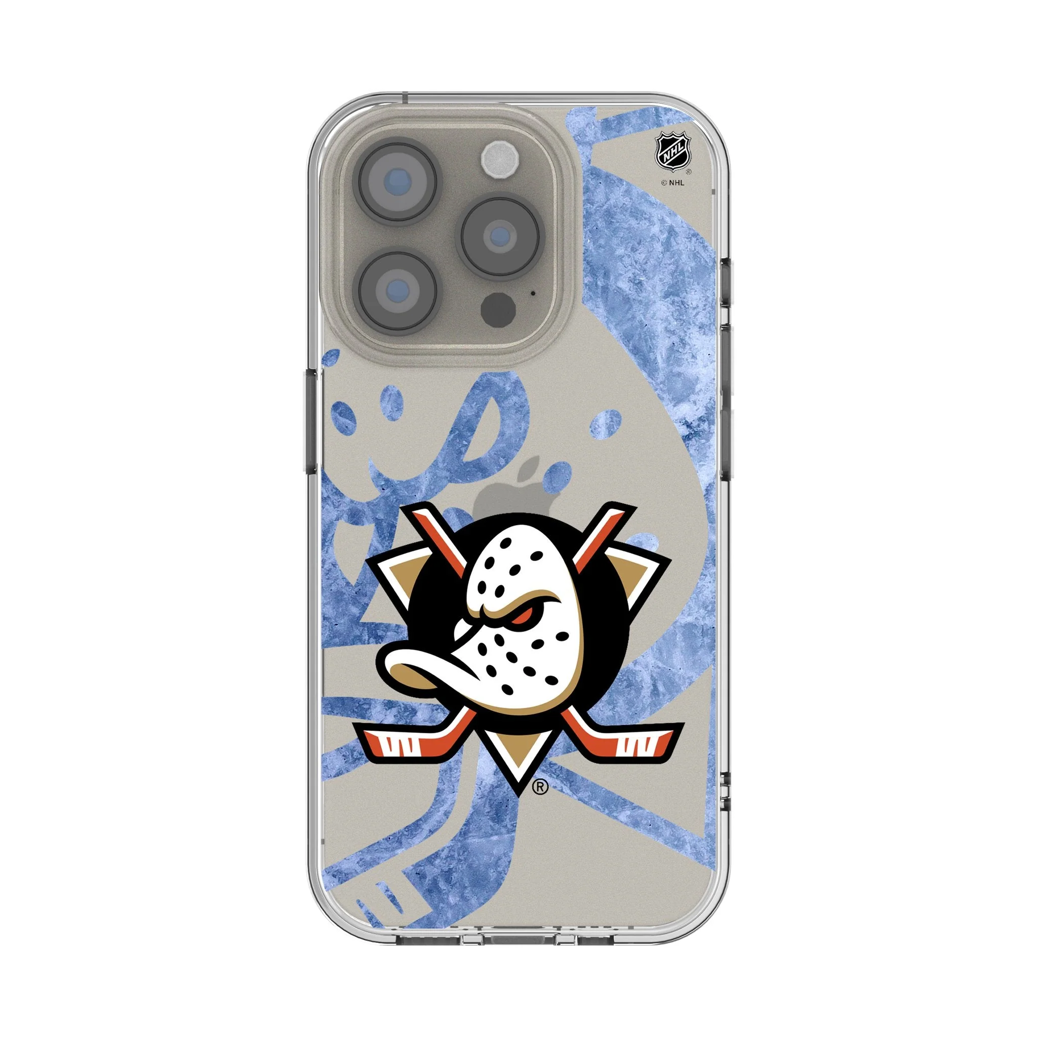 Anaheim Ducks Ice Tilt Clear Phone Case for Apple iPhone