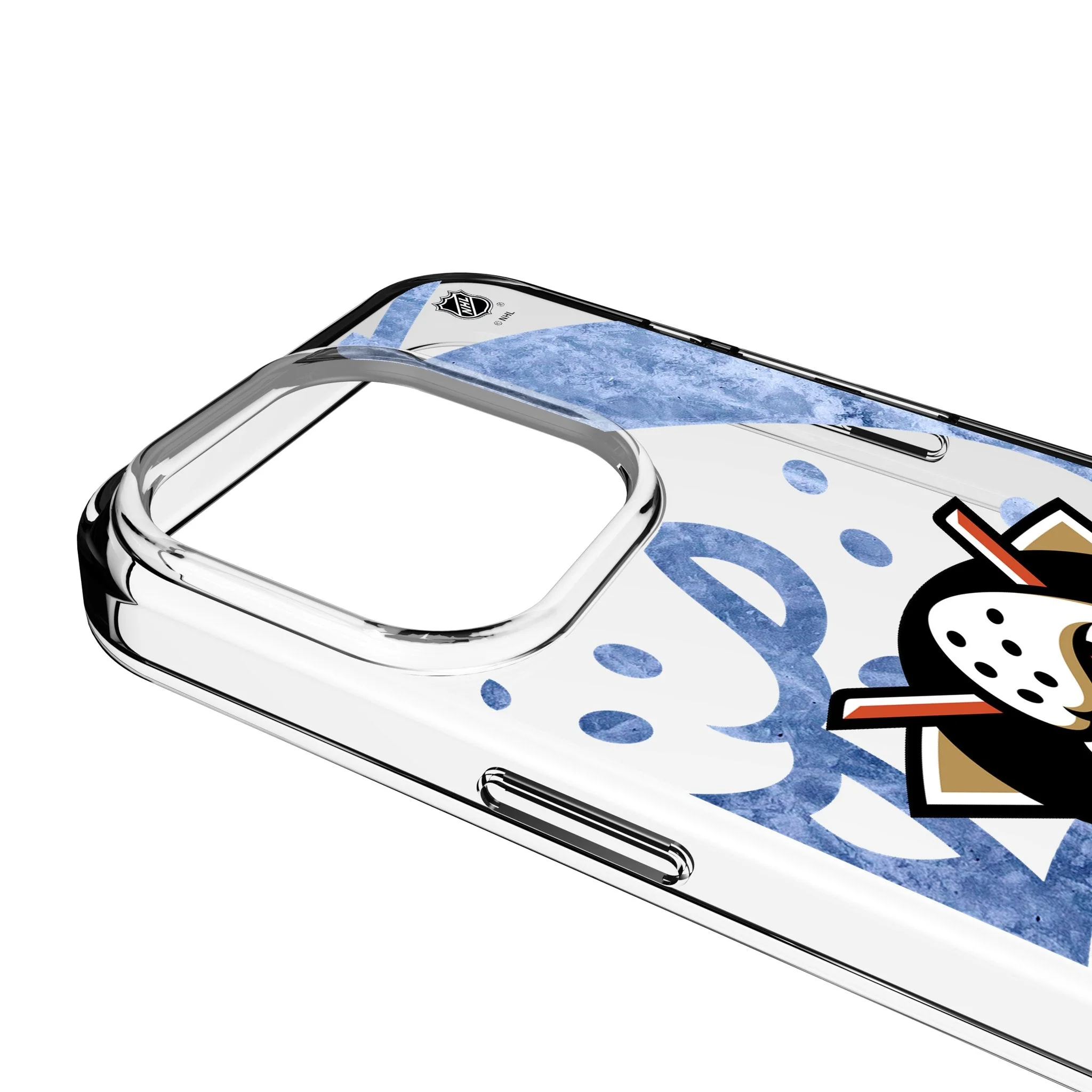 Anaheim Ducks Ice Tilt Clear Phone Case for Apple iPhone - Image 3