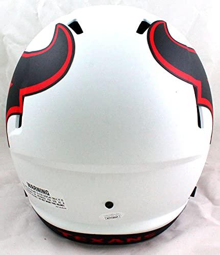 Andre Johnson Autographed Houston Texans F/S Lunar Speed Helmet-JSA W Auth Red - Image 3