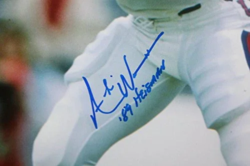 Andre Ware Autographed 16x20 Looking To Pass Photo- TriStar Authenticated - Image 2