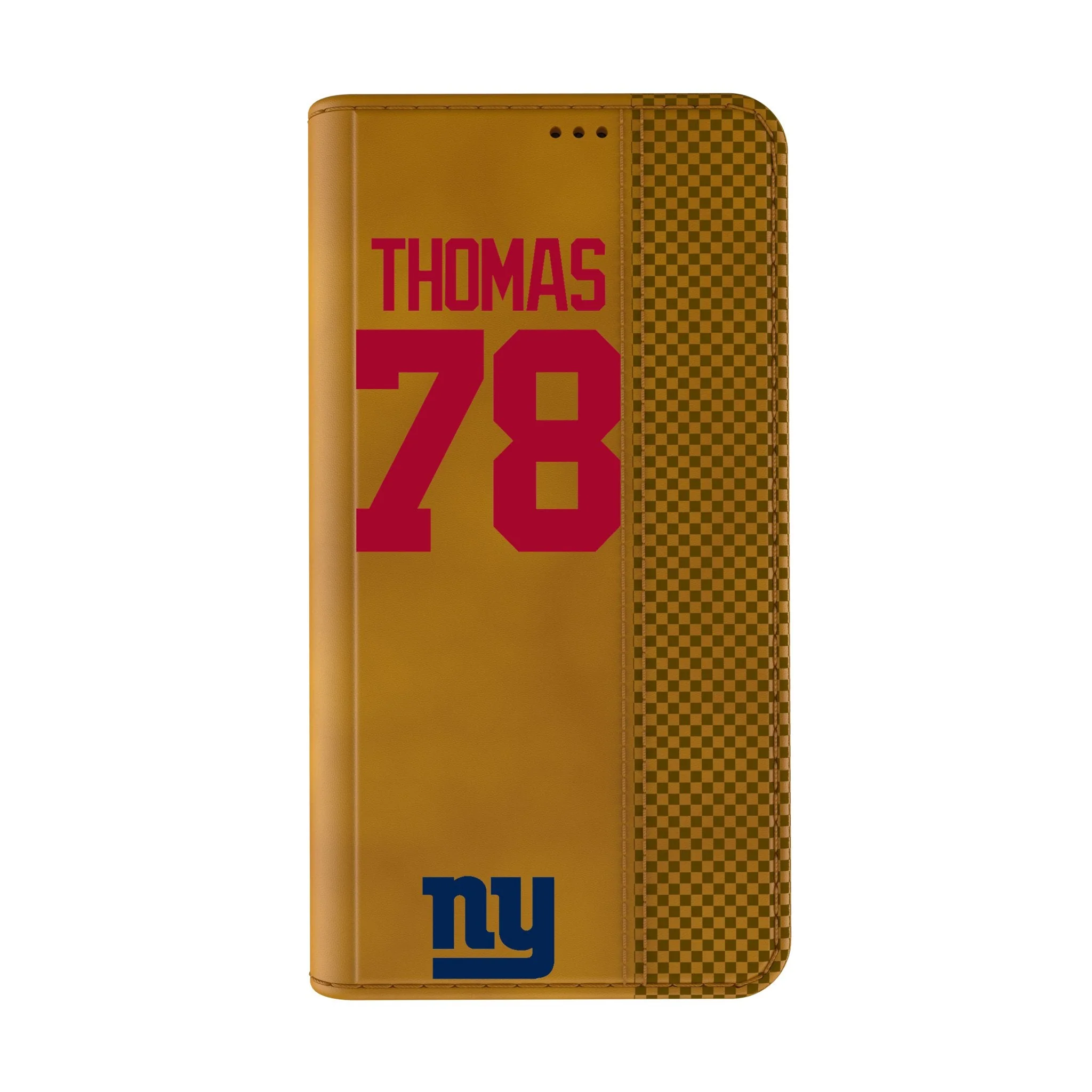 Andrew Thomas New York Giants 78 Game Tactic Folio Phone Case for Apple iPhone - Image 2