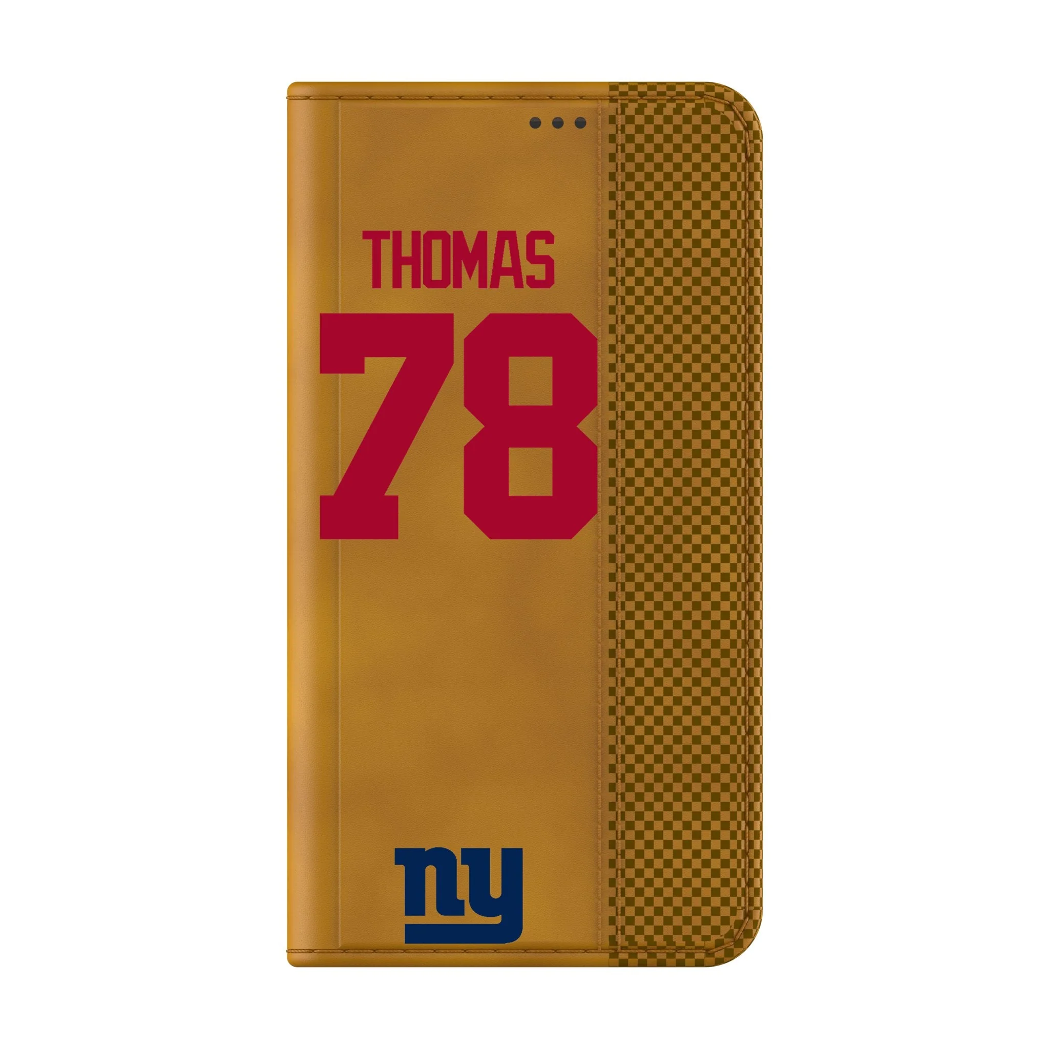 Andrew Thomas New York Giants 78 Game Tactic Folio Phone Case for Samsung Galaxy - Image 2