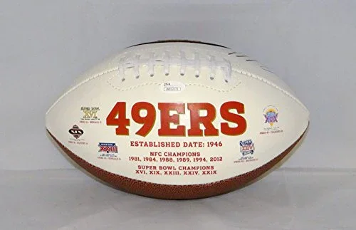 Anquan Boldin Autographed San Francisco 49ers Logo Football- JSA W Auth - Image 3