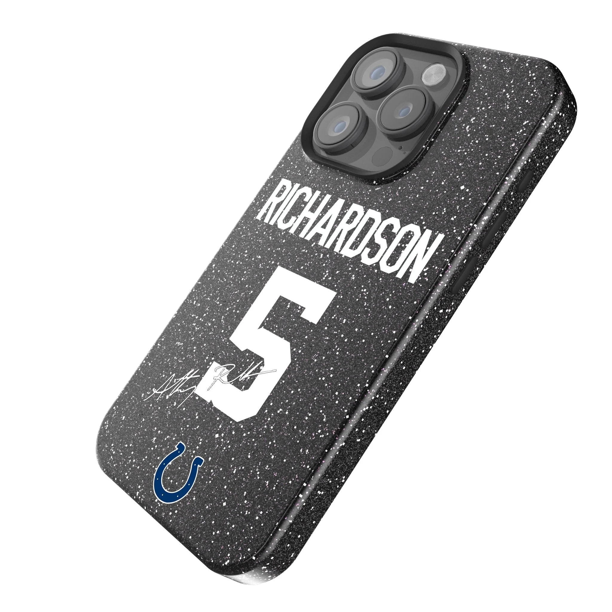 Anthony Richardson Indianapolis Colts 5 Ready Bling Phone Case - Image 2