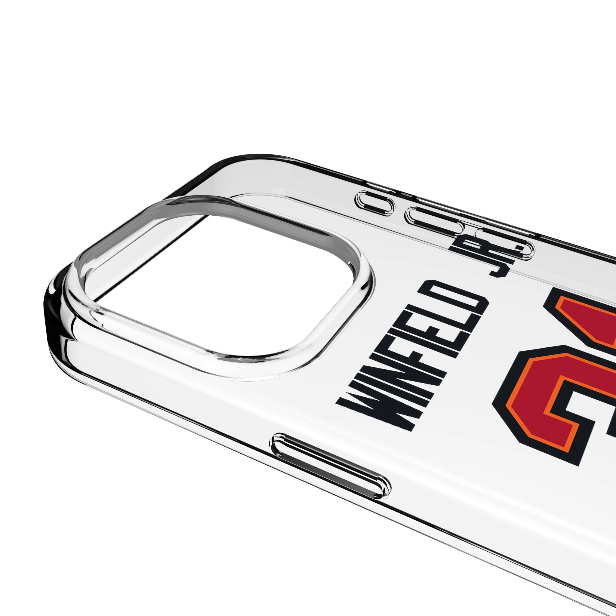 Antoine Winfield Jr. Tampa Bay Buccaneers 31 Game Tactic Clear Phone Case for Apple iPhone - Image 3