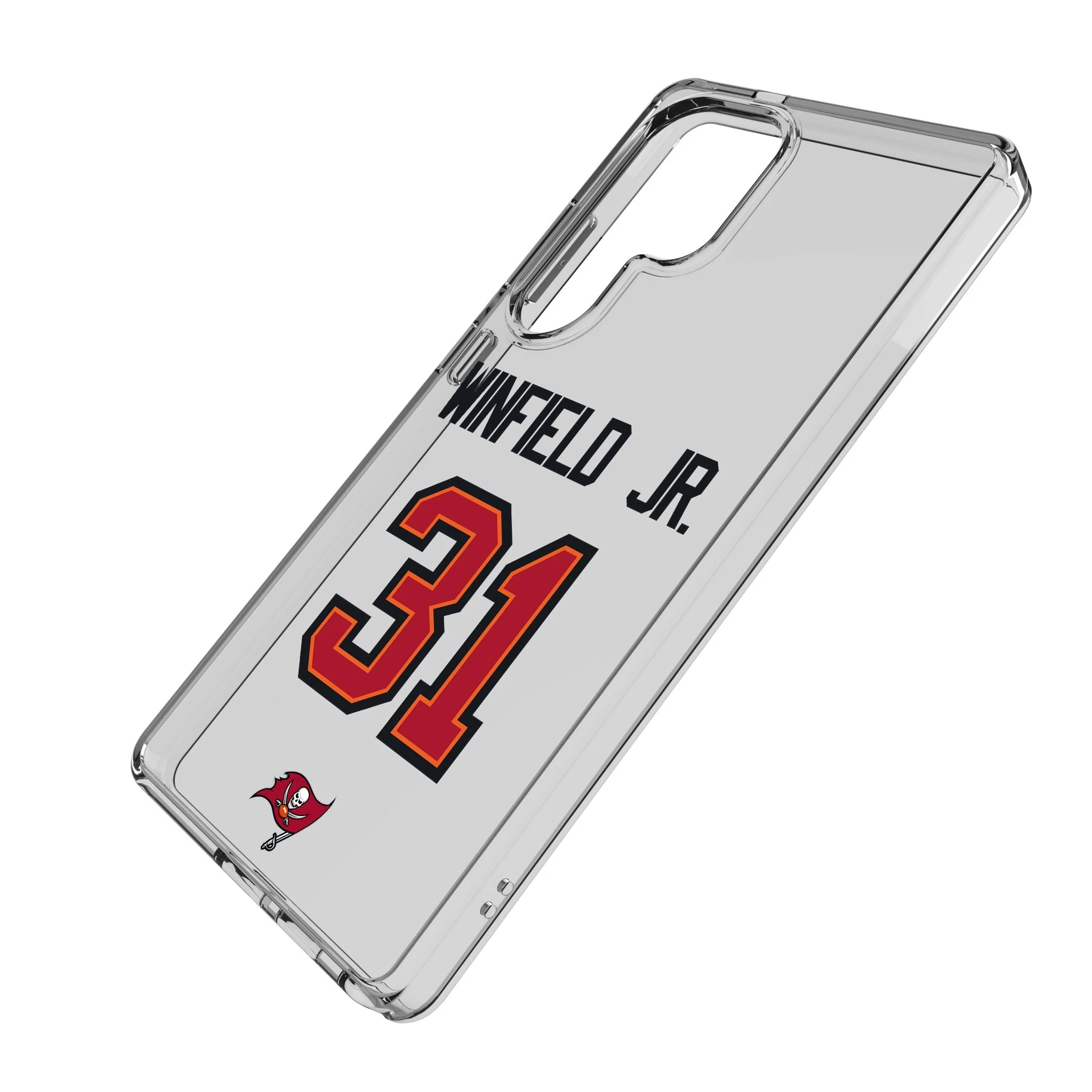 Antoine Winfield Jr. Tampa Bay Buccaneers 31 Game Tactic Clear Phone Case for Samsung Galaxy - Image 2