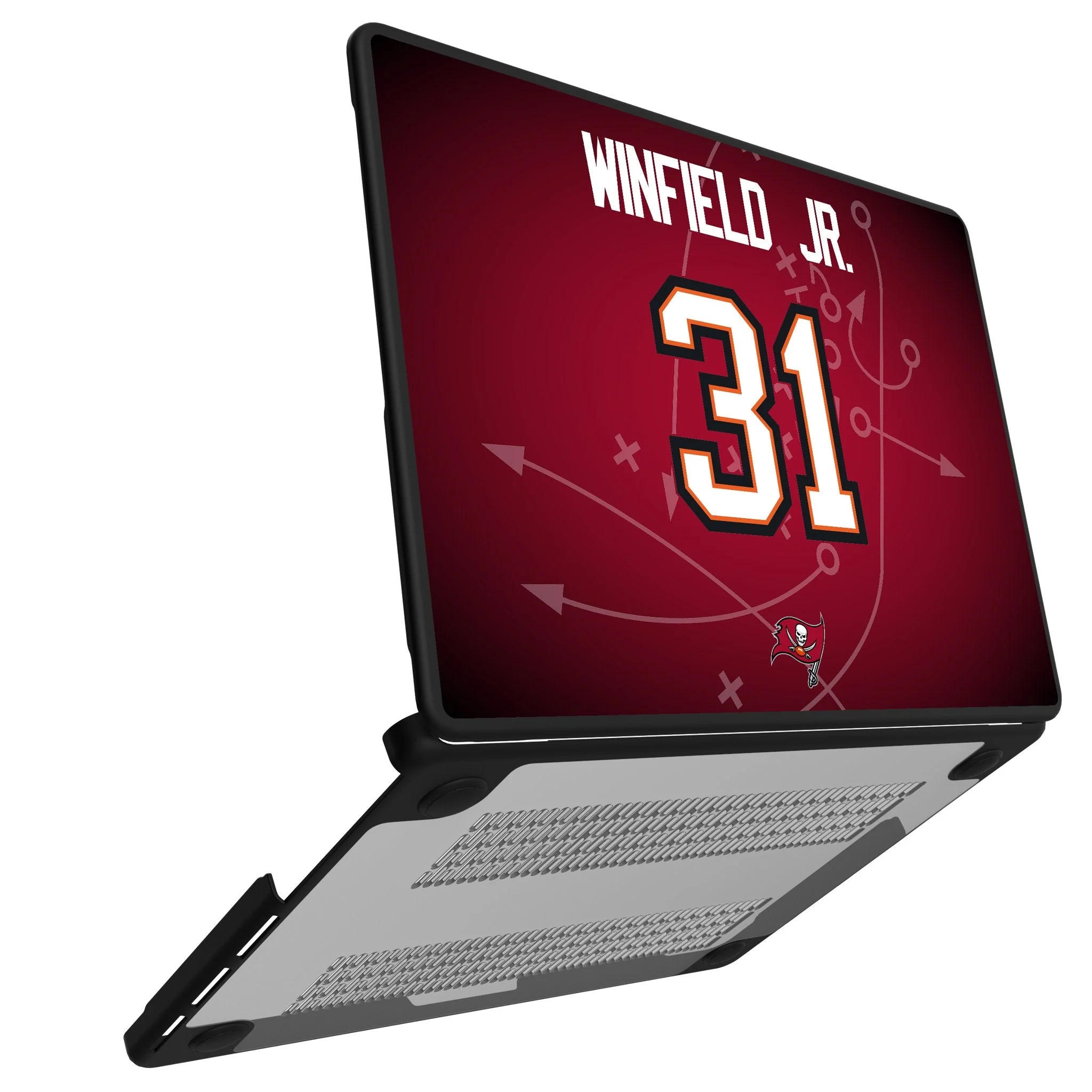Antoine Winfield Jr. Tampa Bay Buccaneers 31 Game Tactic Laptop Case for Apple MacBook - Image 2