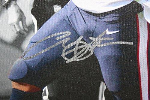 Arian Foster Autographed 20x24 B/W Color TD Canvas- JSA W Authenticated - Image 2