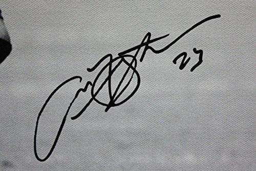 Arian Foster Autographed 20x24 BW w/ Color Canvas- JSA Authenticated - Image 2