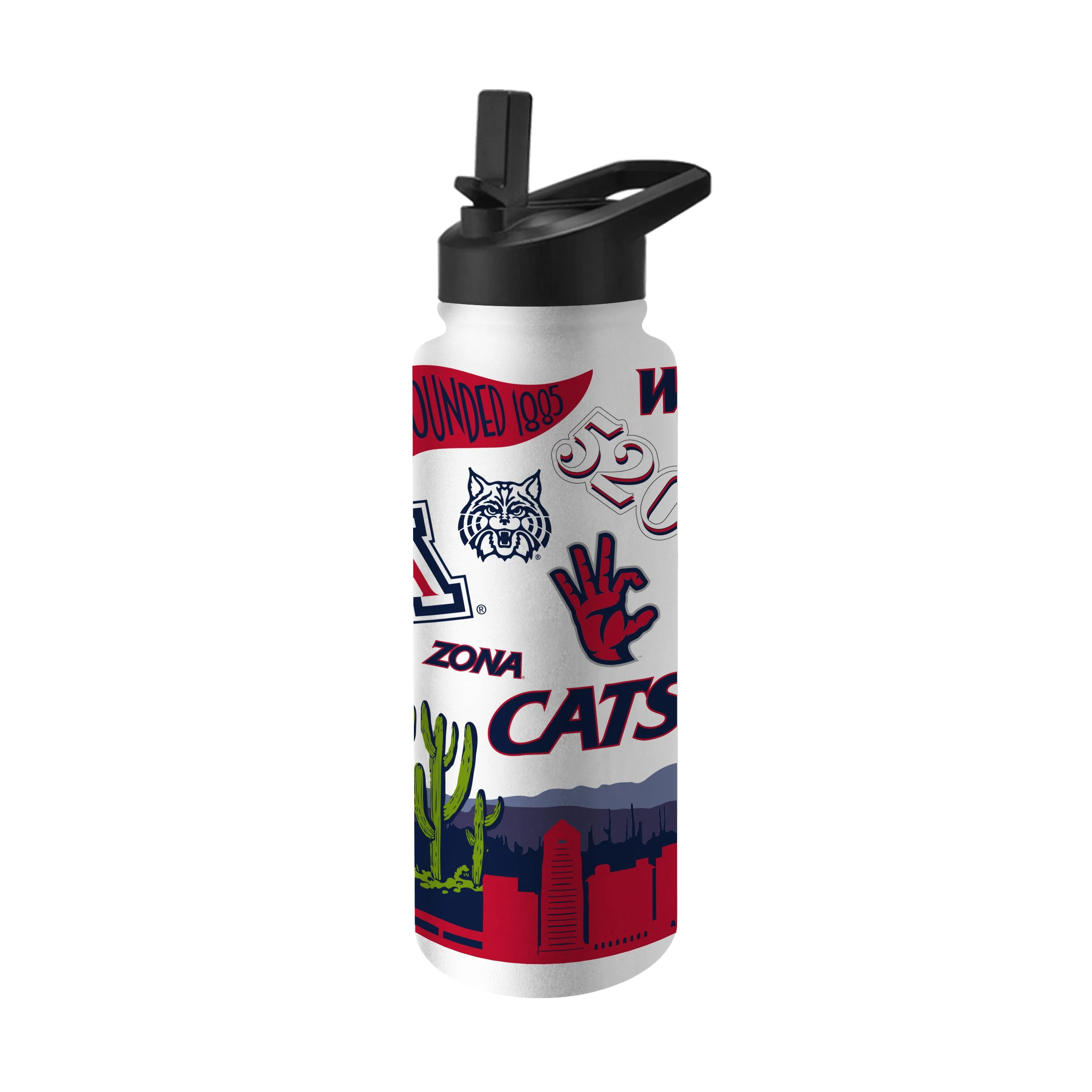 Arizona Wildcats 34oz Native Quencher Bottle