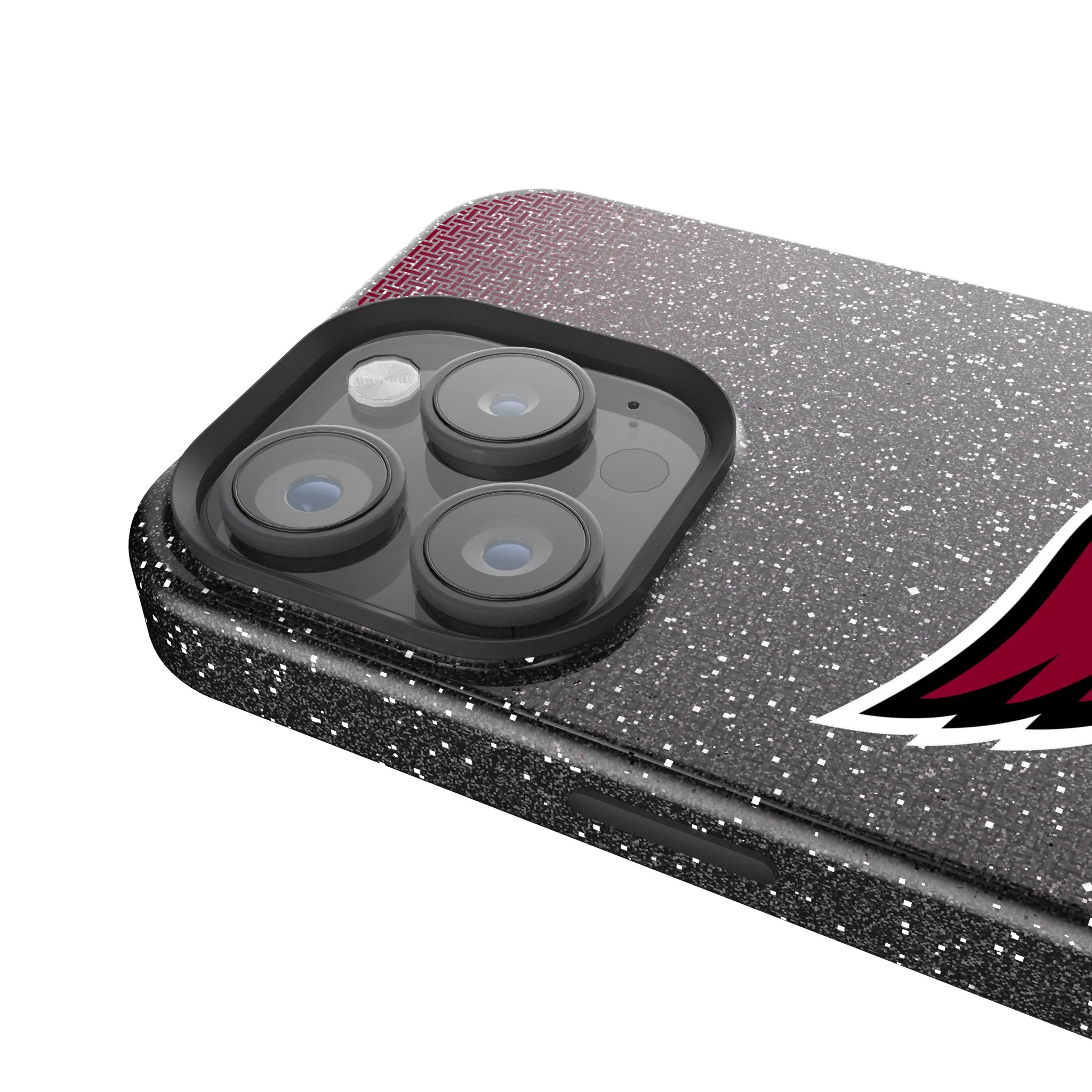 Arizona Cardinals Linen Bling Phone Case for Apple iPhone - Image 4