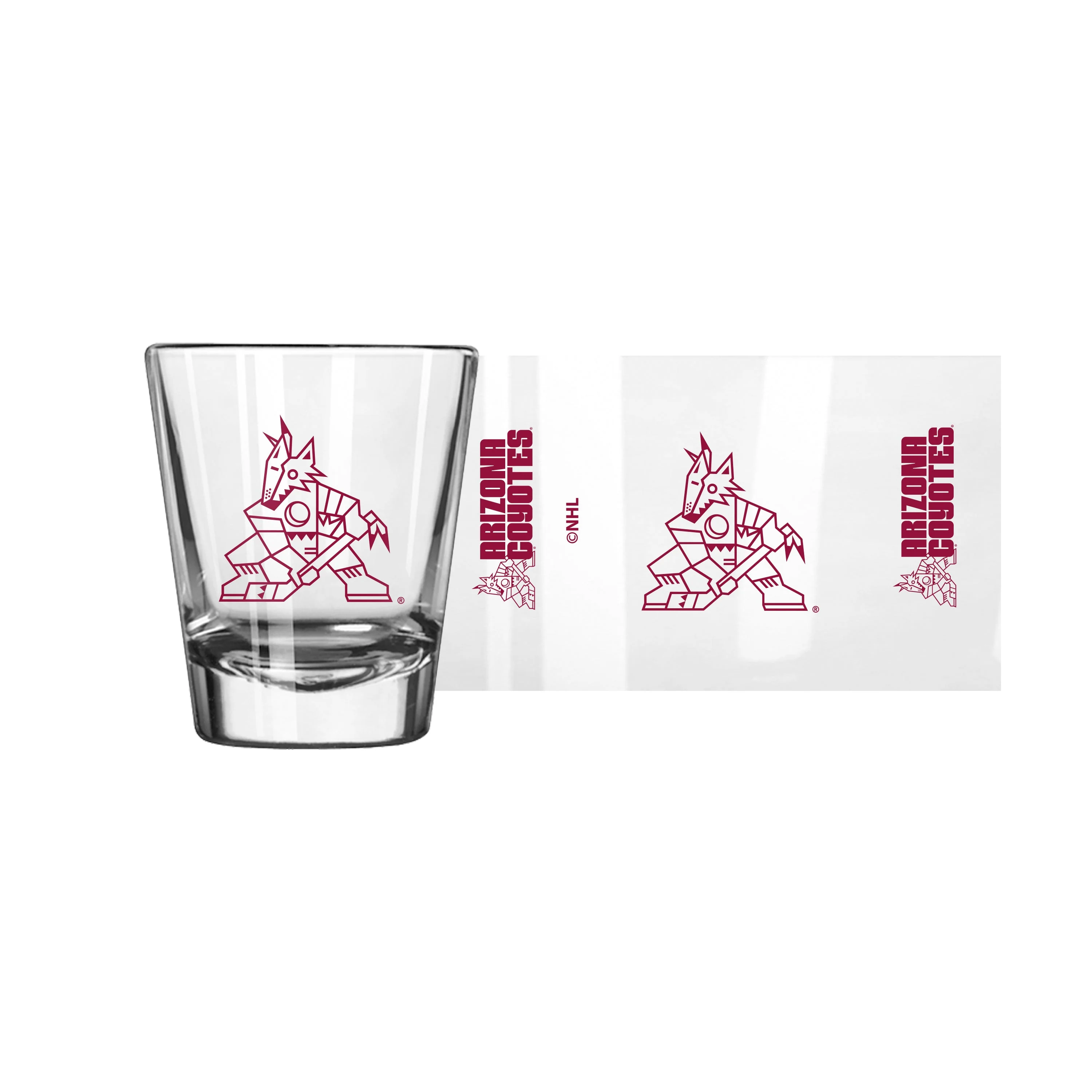 Arizona Coyotes 2oz Gameday Shot Glass - Image 2