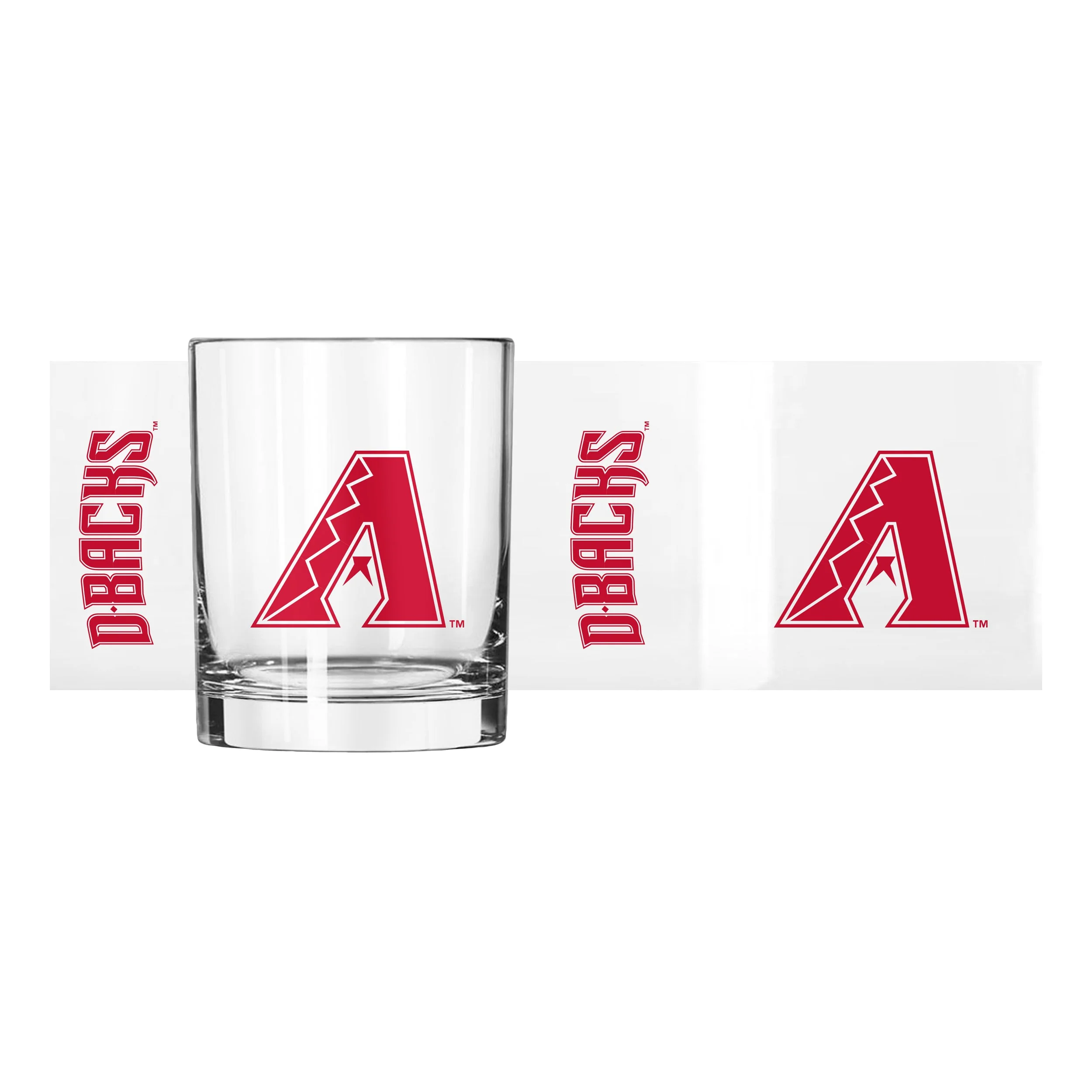 Arizona Diamondbacks 14oz Gameday Rocks Glass - Image 2
