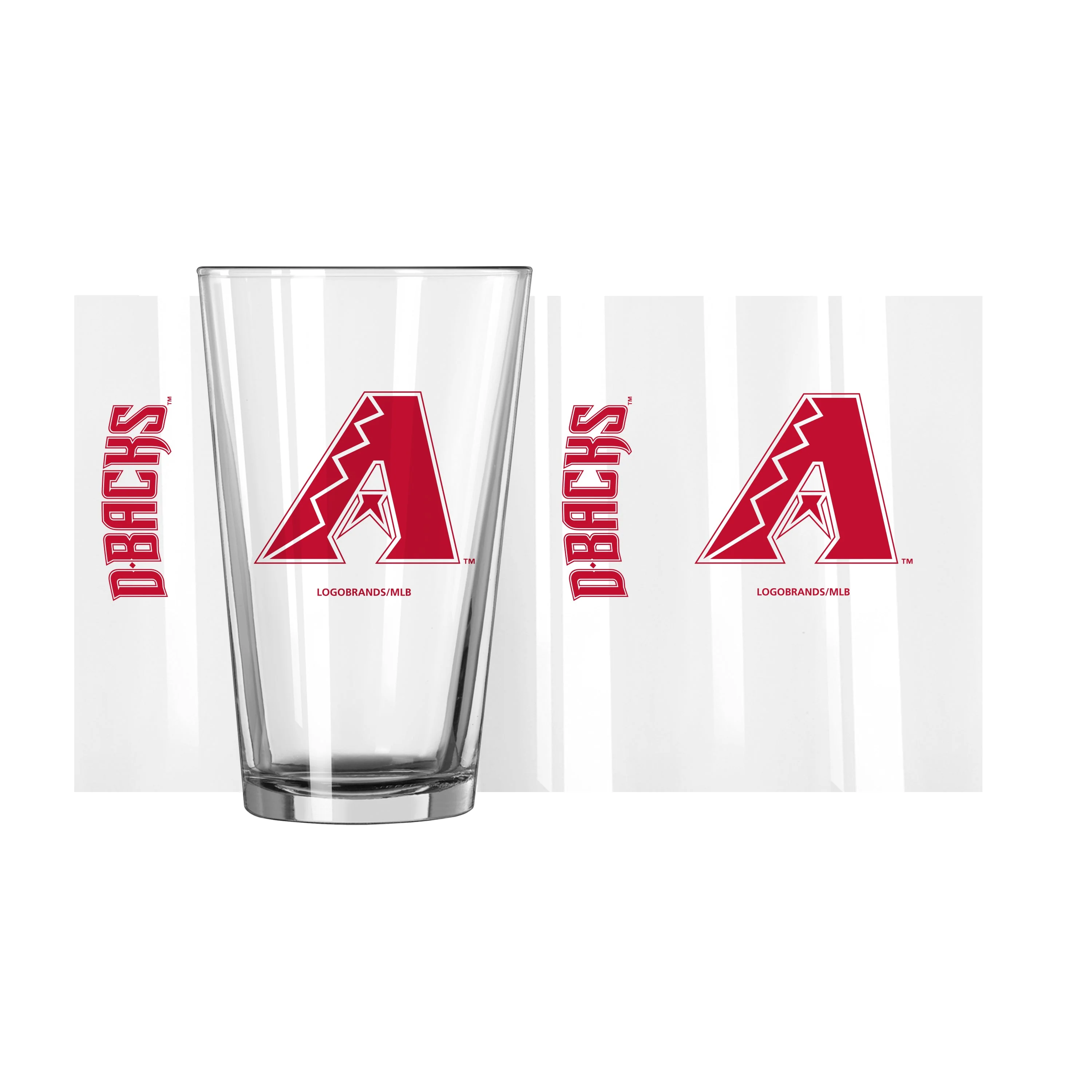 Arizona Diamondbacks 16oz Gameday Pint Glass - Image 2