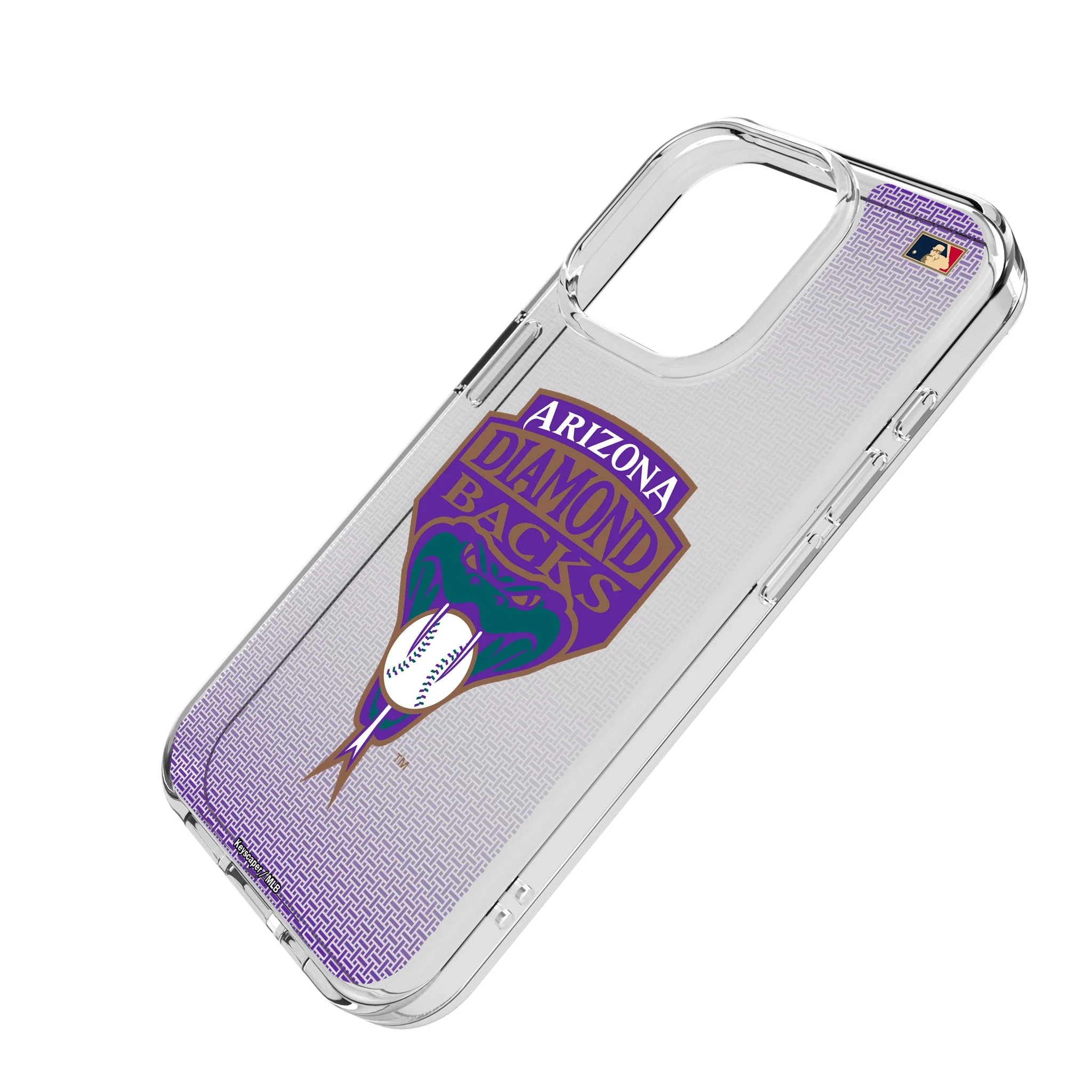 Arizona Diamondbacks 1999-2006 - Cooperstown Collection Linen Clear Phone Case for Apple iPhone - Image 2