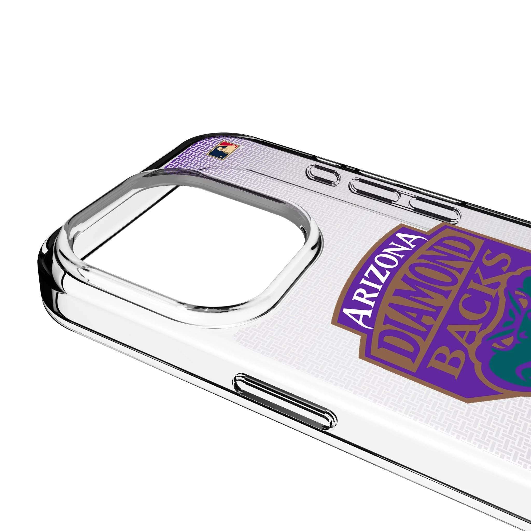 Arizona Diamondbacks 1999-2006 - Cooperstown Collection Linen Clear Phone Case for Apple iPhone - Image 3
