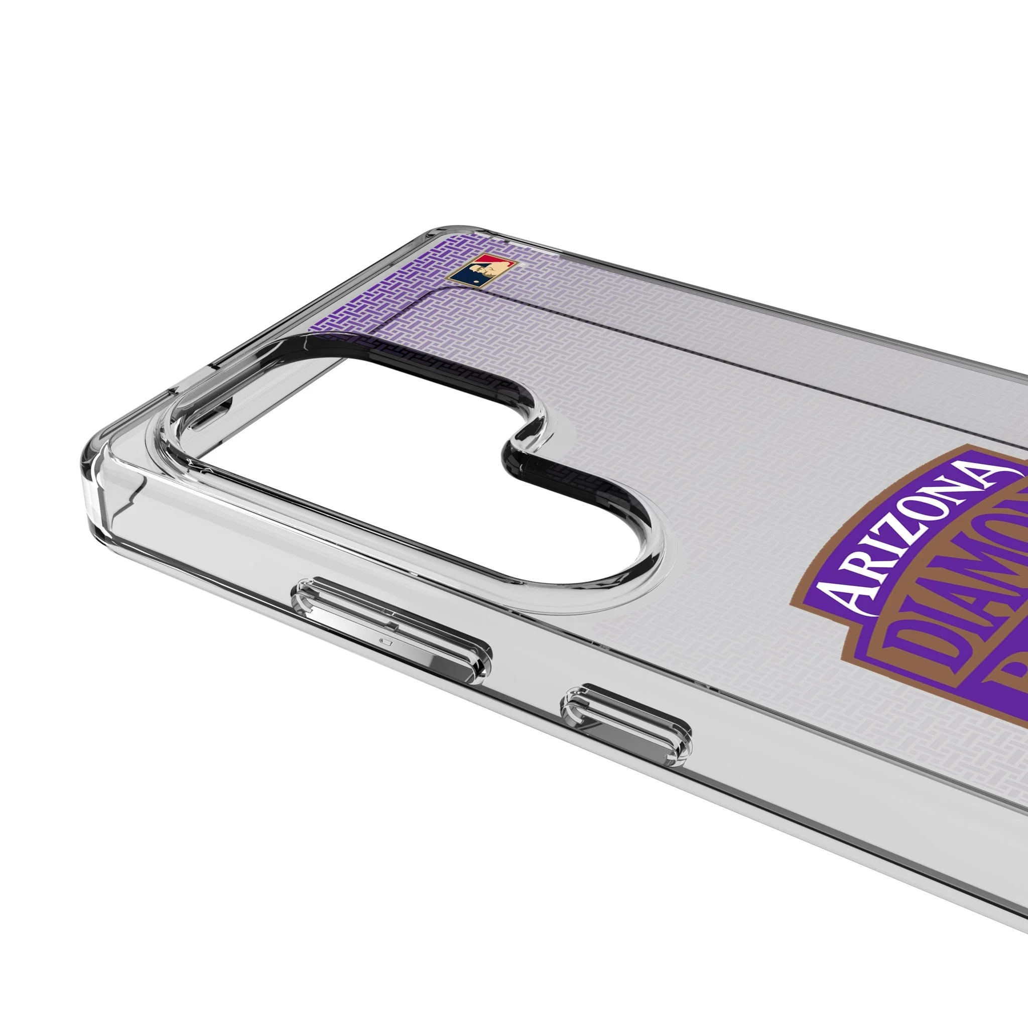 Arizona Diamondbacks 1999-2006 - Cooperstown Collection Linen Clear Phone Case for Samsung Galaxy - Image 3