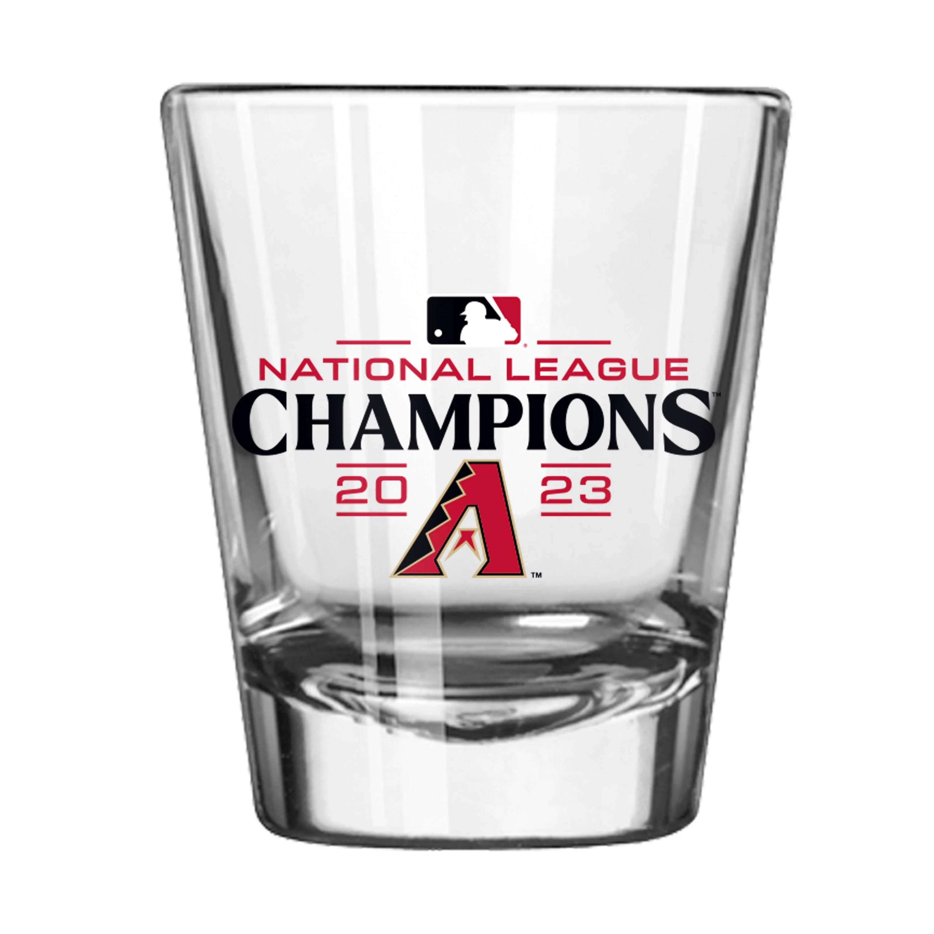 Arizona Diamondbacks 2oz 2023 NL Champions Shot Glass - Image 2
