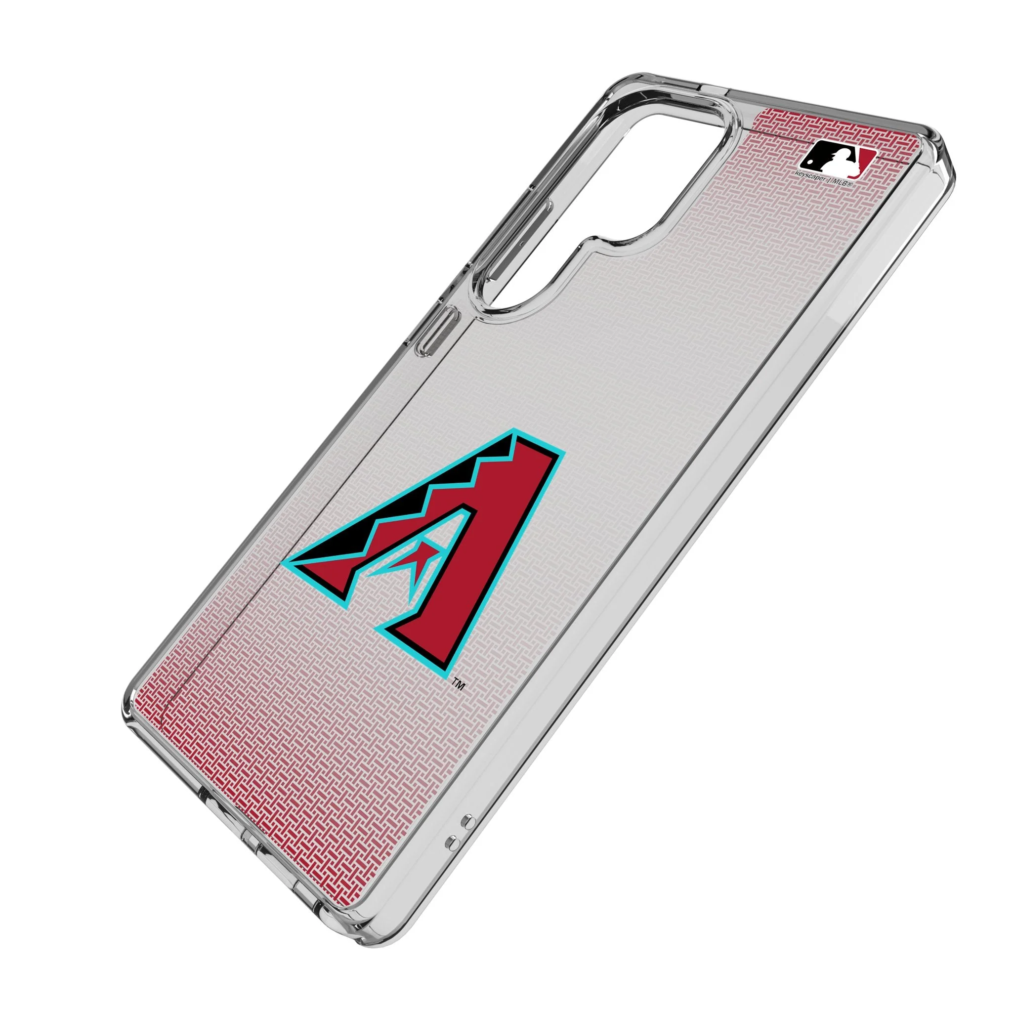 Arizona Diamondbacks Linen Clear Phone Case for Samsung Galaxy - Image 2