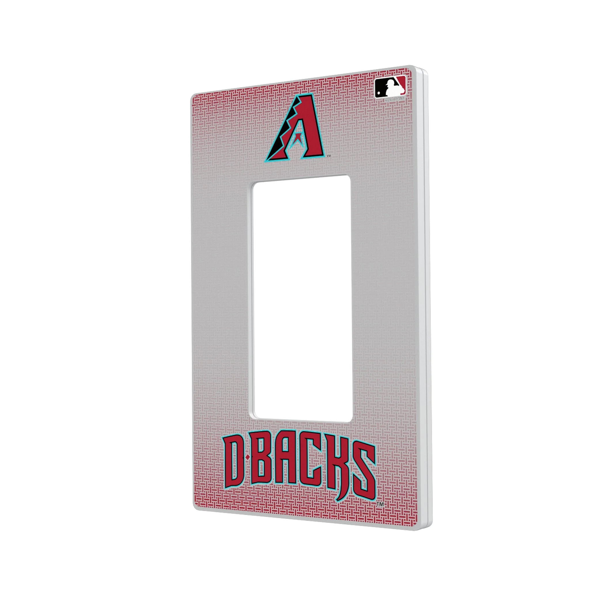 Arizona Diamondbacks Linen Hidden-Screw Light Switch Plate - Image 2