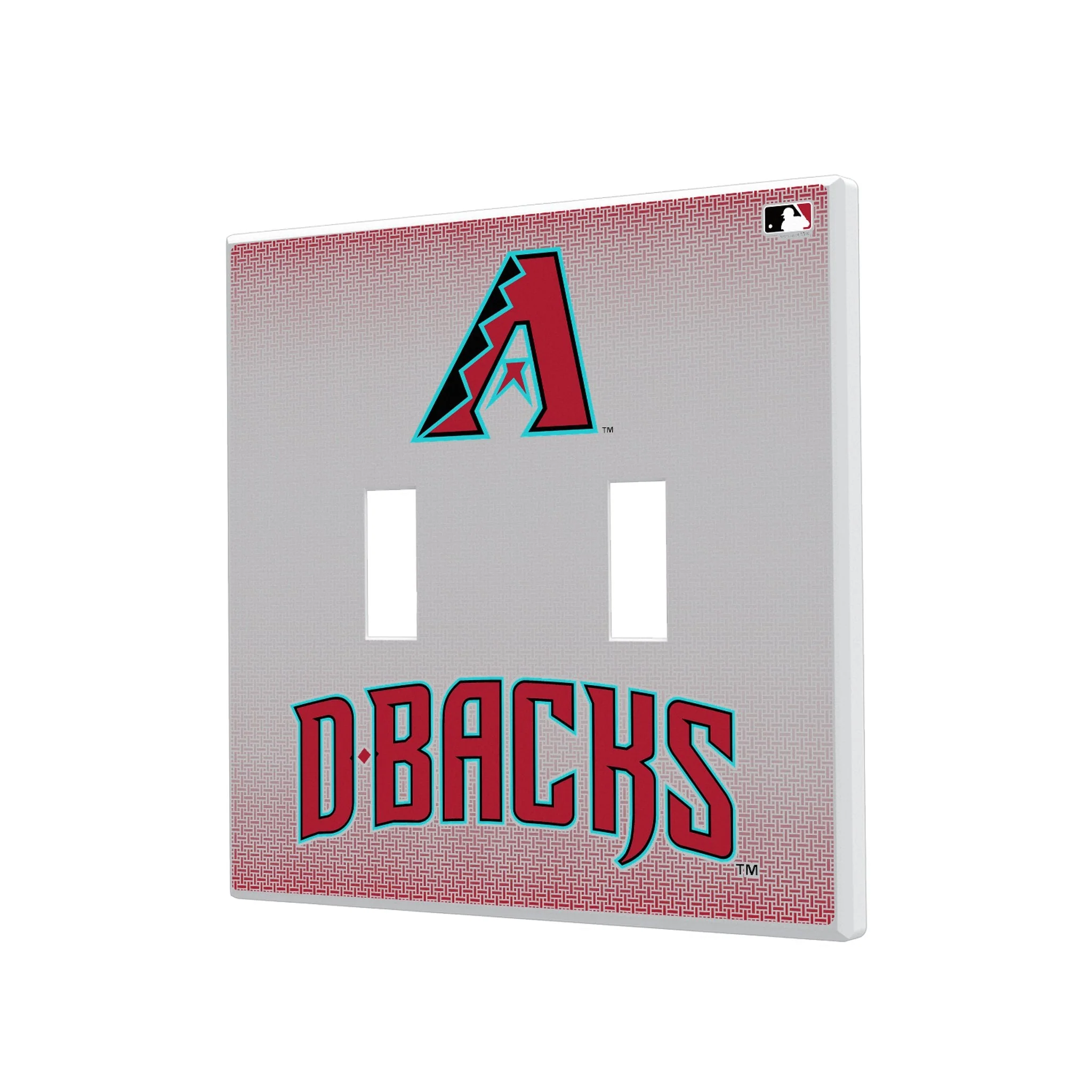 Arizona Diamondbacks Linen Hidden-Screw Light Switch Plate - Image 3