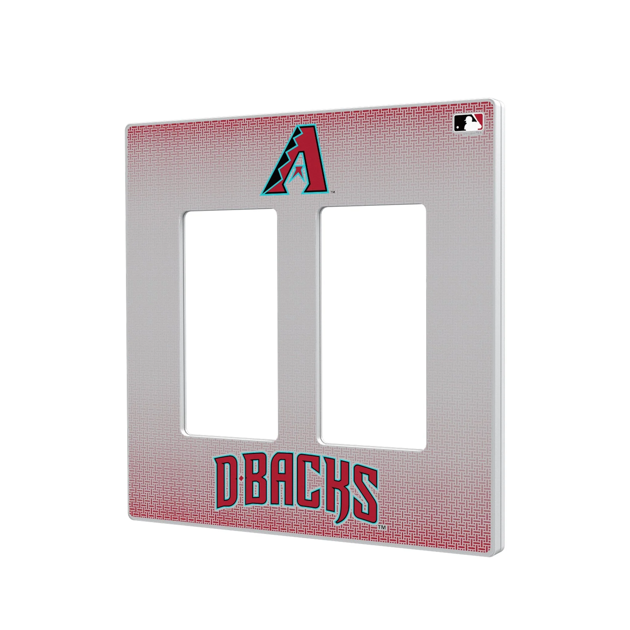 Arizona Diamondbacks Linen Hidden-Screw Light Switch Plate - Image 4