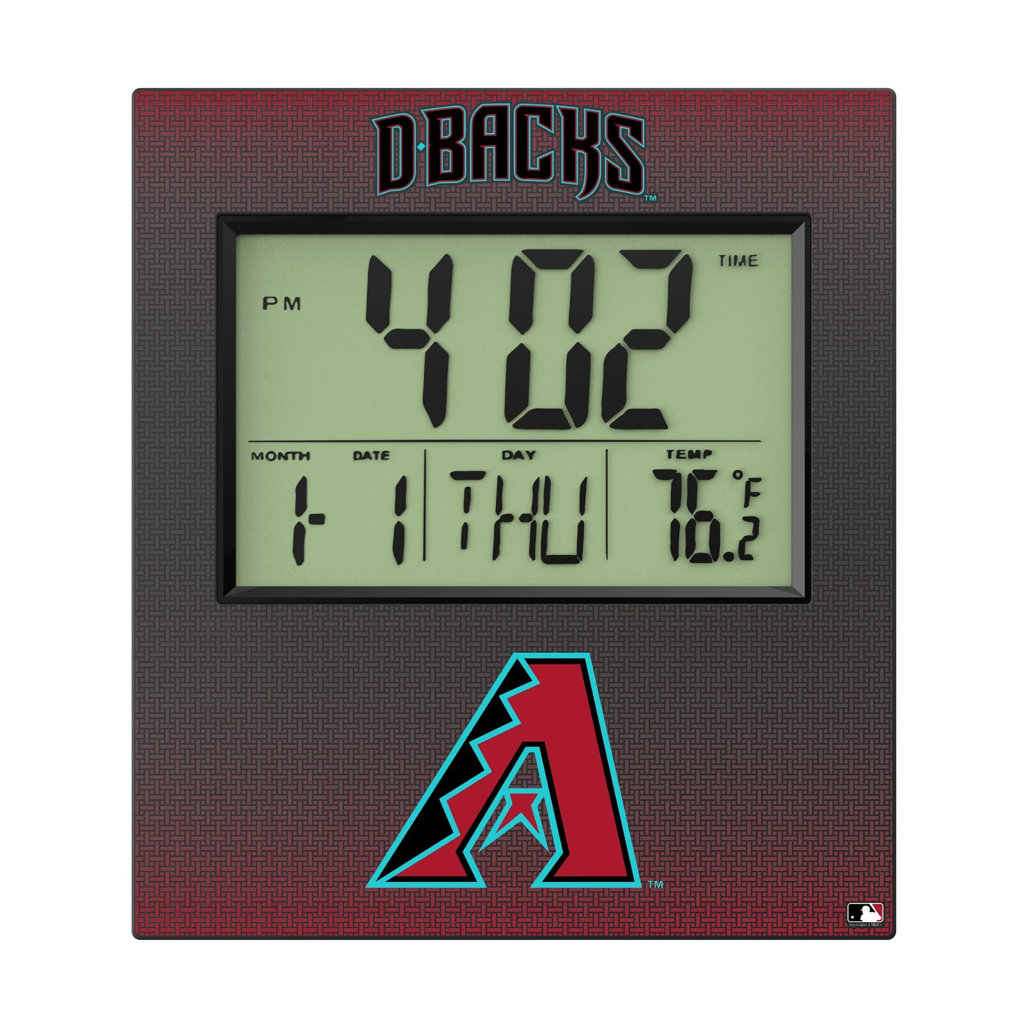Arizona Diamondbacks Linen Wall Clock - Image 2