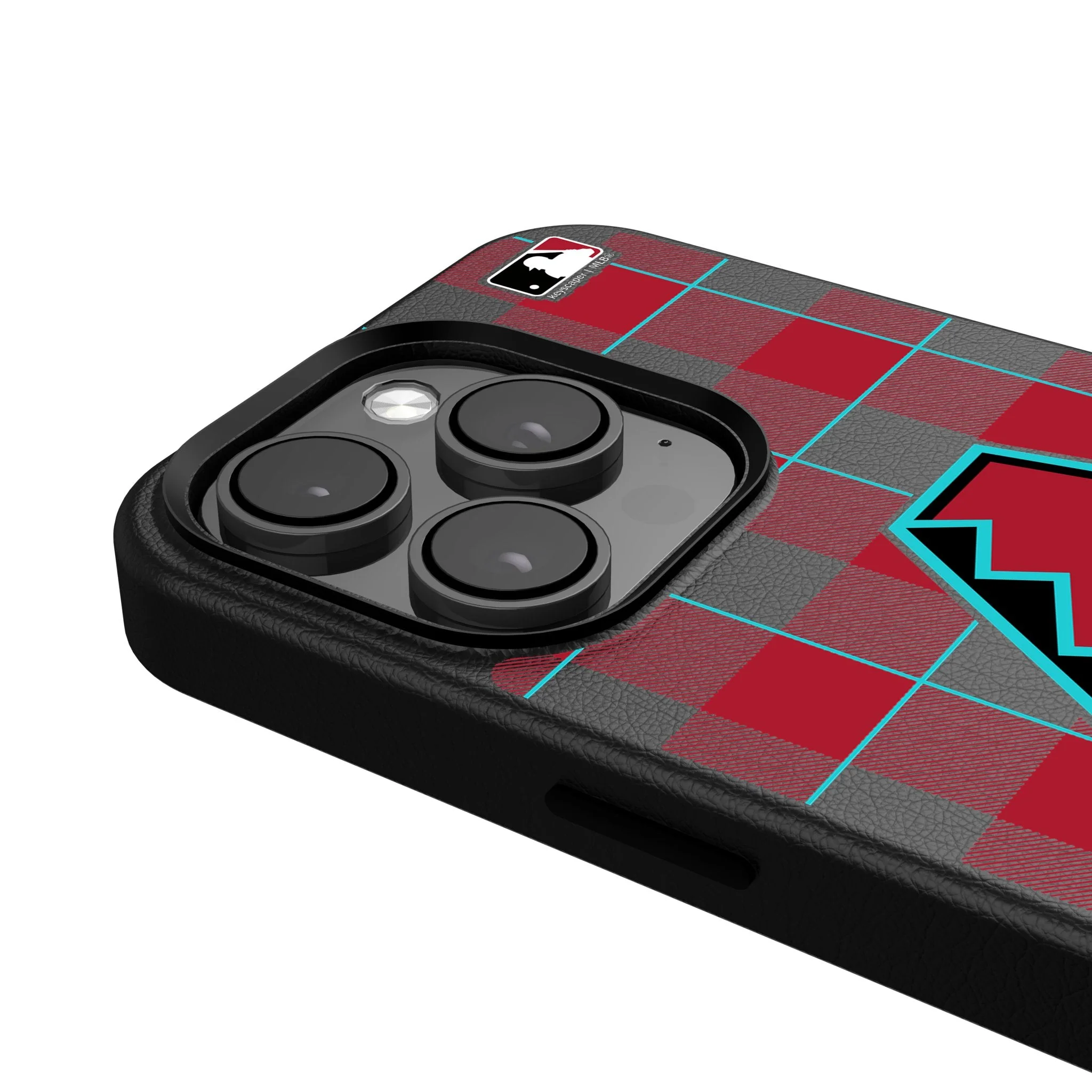 Arizona Diamondbacks Plaid MagSafe Compatible Phone Case for Apple iPhone - Image 4
